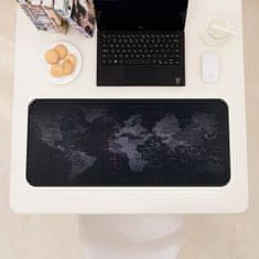 Luniks Podloga za miš – karta svijeta (80x30)
