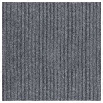 Vidaxl Dugi tepih za hvatanje nečistoće 100 x 100 cm sivi