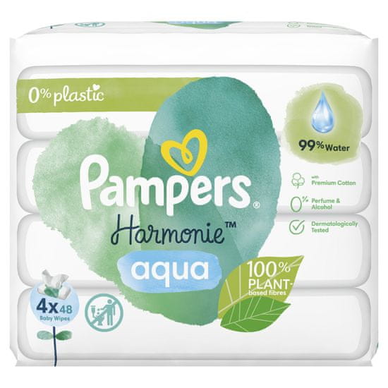 Pampers Aqua Harmonie vlažne maramice, 192 komada