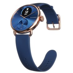 Withings Scanwatch pametni sat, 38 mm, plavo/ružičasto zlatna