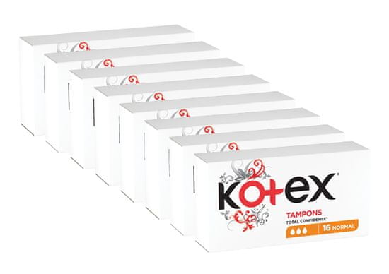 Kotex tamponi Normal, 8 x 16 komada