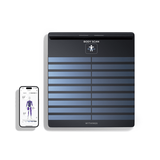 Withings Body Scan integrirana mjerna stanica, crna