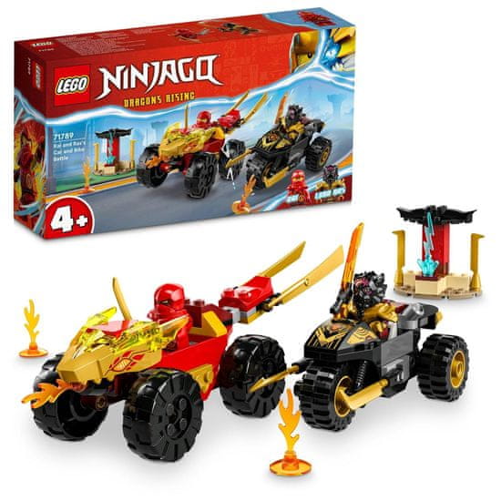 LEGO Ninjago Kai i Ras u dvoboju automobila i motora (71789)