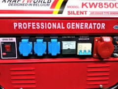 Aga Trosfazni benzinski agregat KW-8500 2 kW