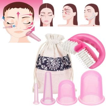 Luniks Komplet ventuza od medicinskog silikona + masažer i vrećica za pohranu