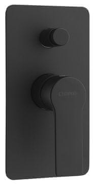 SAPHO PAX ugradna tuš miješalica, 2 izvoda, mat crna