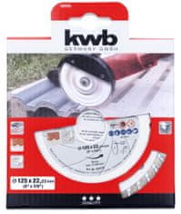 KWB turbo dijamantna ploča, 125 mm, White-Line (49797570)