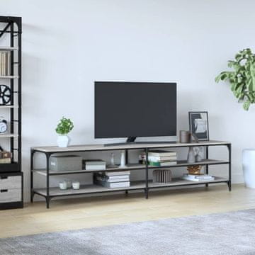 Vidaxl TV stalak, sivi hrast sonoma, 200x30x50 cm