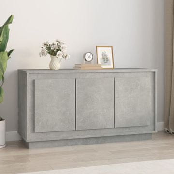 Vidaxl Ormarić Betonsko-sivi 102x35x55 cm Materijal na bazi drva