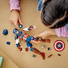 LEGO Marvel 76258 Figura koja se može sastaviti: Kapetan Amerika