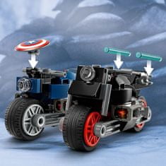 LEGO Marvel crna udovica i Kapetan Amerika na motociklima (76260)