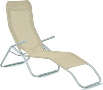 Aga Vrtni ležaljka SIESTA Bež