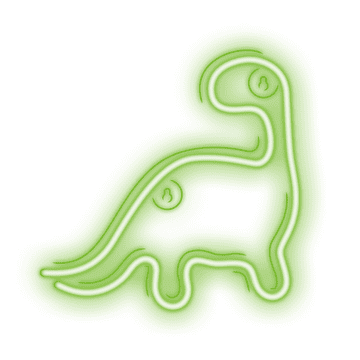 Neolia Neon LED lampa - dinosaur