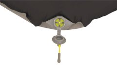 Outwell Sleepin Single jastuk, 5 cm, crna