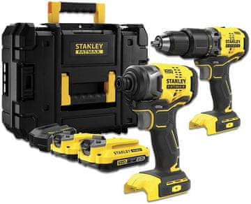 Stanley V20 SFMCK461D2S (SFMCD715 + SFMCF810B) 2x2.0Ah TSTAK komplet