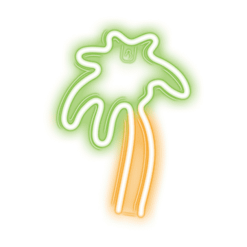 Neolia Neon LED lampa - palma