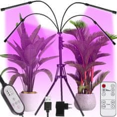 Gardlov Lampa za uzgoj biljaka sa stalkom, 80 LED, 4 panela 100W Gardlov 19388