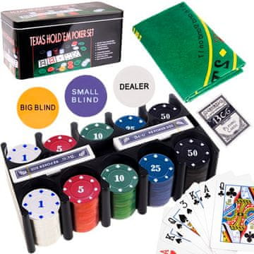 Luniks Texas poker set od 200 dijelova