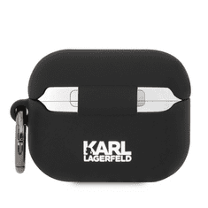 Karl Lagerfeld maskica za Airpods Pro, crna (KLACAPSILKCK)