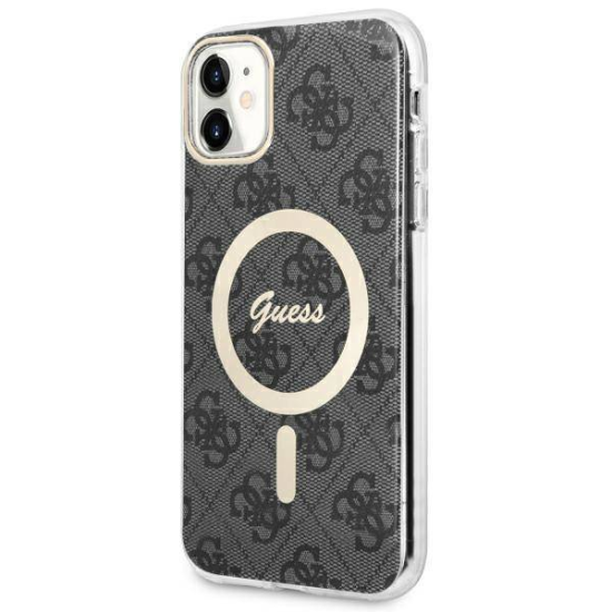 Guess maskica za iPhone 11/iPhone XR, crna (GUHMN61H4STK)