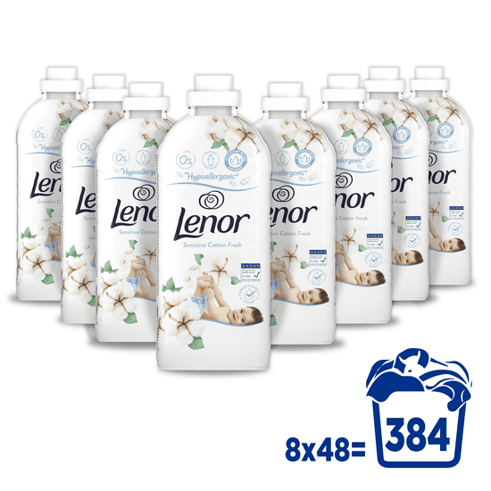 Lenor omekšivač, Cotton Fresh, 1200 ml, 8/1