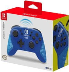 HORI HoriPad kontroler punjenja, Nintendo Switch, bežični, plava (ACC-0799)
