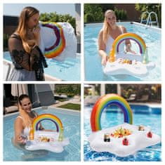 Cool Mango plutajući stol za napitke za bazen, napuhavajući od PVC-a, 60 x 40 x 41 cm - Pooltable