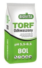 BioVita Dekiseljeni vrtni treset za biljke 80 l