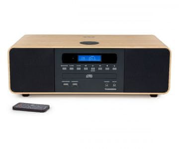 Thomson MIC202IBT mikro stereo s Bluetoothom i induktivnim punjačem za telefon, FM radio s RDS-om, reprodukcija CD-a/MP3-a