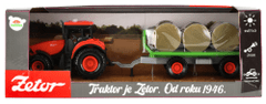 Teddies Traktor Zetor sa vučom i balama