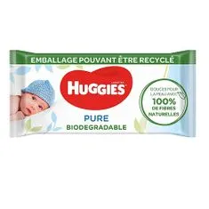 Huggies dječje hidratantne maramice, Pure, biorazgradive, 56/1