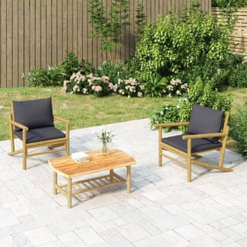 Vidaxl Vrtni stol, 90x55x37 cm, bambus
