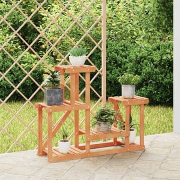 Vidaxl Stalak za biljke, 90x25x73,5 cm, Masivno drvo jele