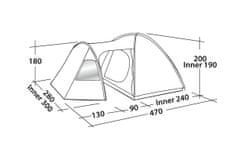 Easy Camp Eclipse šator, pet osoba, zelena