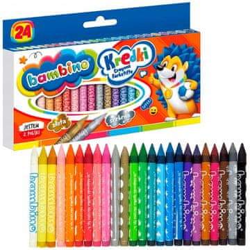 Bambino voštane bojice 24 boje
