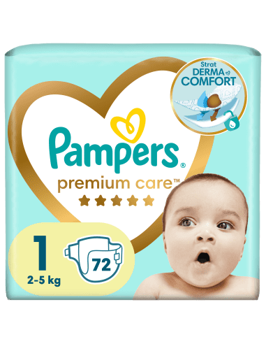 Pampers pelene Premium Care Newborn 1, 72 komada