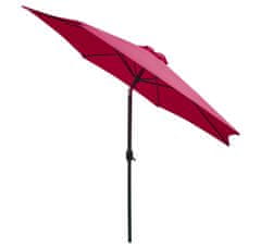 Linder Exclusiv Nagibni suncobran 250 cm Tamnocrveni