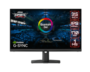 MSI MAG321QR QD monitor, 80 cm (31,5"), IPS, WQHD, FreeSync Premium (9S6-3DB99A-018)