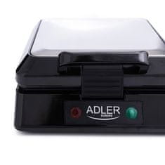 AD Adler AD 3036 Aparat za vafle 1500 W, siva/crna
