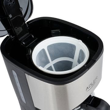 Adler | Aparat za kavu | AD 4407 | Kapanje | 550 W | Crni