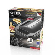 AD ADLER AD 3055 Grill za sendviče, 2000 W