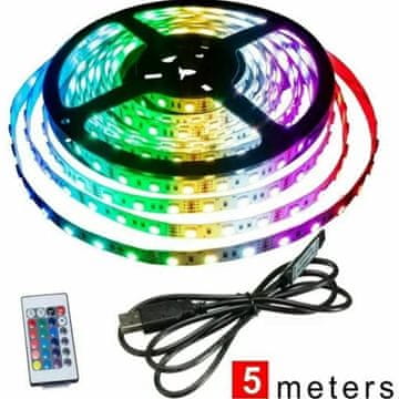 Aerbes LED traka RGB s daljinskim upravljačem 5m