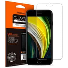 Spigen Slim HD zaštitno staklo, za iPhone SE (2022/2020)/8/7