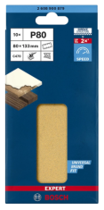 BOSCH Professional 10-dijelni set brusnih papira s 8 rupa EXPERT C470 za vibracijske brusilice, 93 x 186 mm, G 40 (2608900853)