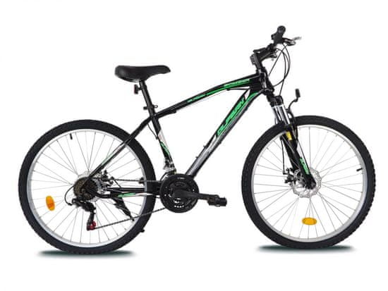 Olpran Spirit Sus Full Disc Gentle brdski bicikl, 26", crno zelena