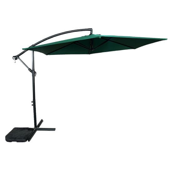Aga Vrtni suncobran MR2025 300 cm Tamnozeleni
