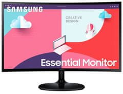 Samsung S27C360EAU monitor, 68,58 cm (27), FHD, VA, zakrivljen (LS27C360EAUXEN)