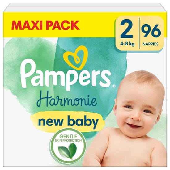 Pampers Harmonie pelene, veličina 2 (4-8 kg), 96 pelena