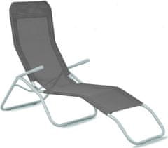 Aga Vrtni ležaljka SIESTA Siva