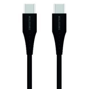 SWISSTEN USB kabel cable USB – C USB-C 1m 3A black